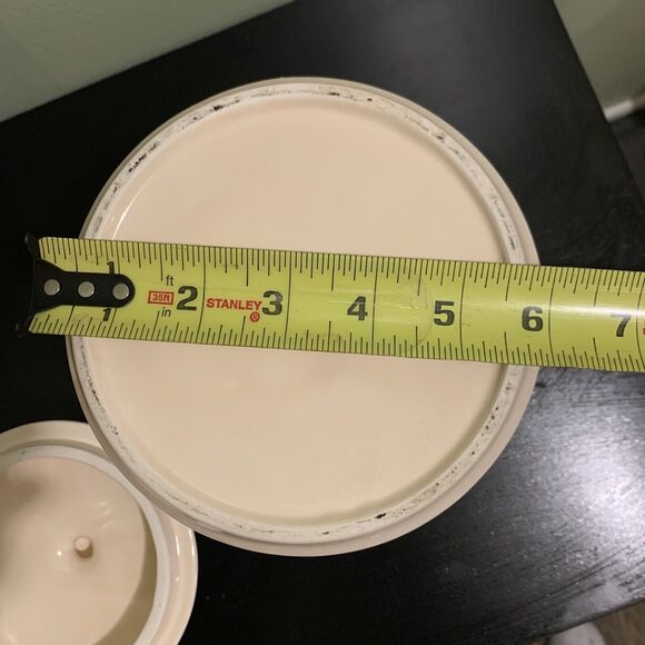 Vintage B & D Large Canister Cookie Jar 3 Dance Bears Chef Hat Japan Ceramic - Picture 9 of 12